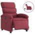 Sillón reclinable eléctrico tela rojo
