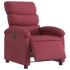 Sillón reclinable eléctrico tela rojo
