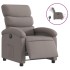 Sillón reclinable eléctrico tela gris
