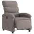 Sillón reclinable eléctrico tela gris