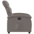 Sillón reclinable eléctrico tela gris