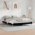 Cama sin colchón negro 180x200 cm madera de