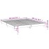 Cama sin colchón negro 180x200 cm madera de
