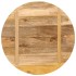 Tablero de mesa redondo madera maciza mango rugosa Ø 90x3,8