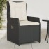 Sillones de jardín reclinables 2 uds ratán sintético