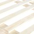 Estructura de cama con cabecero madera maciza pino 160x200