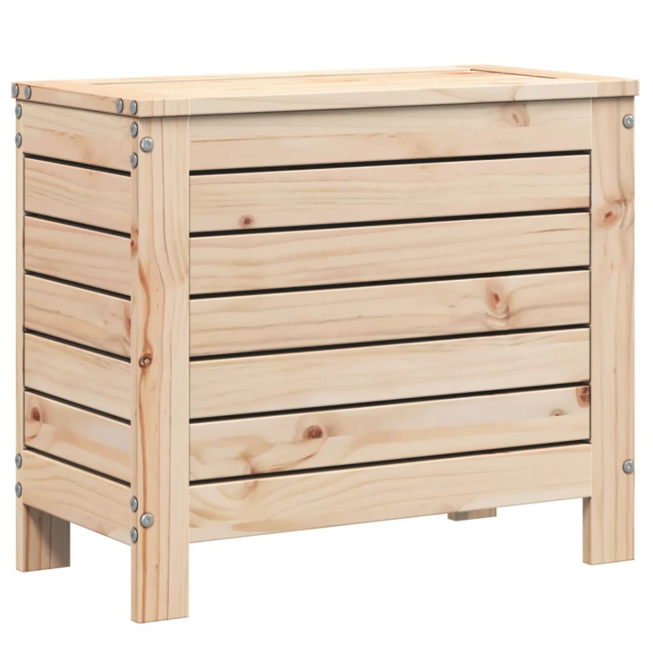 Juego de sofás de jardín 7 piezas madera maciza de