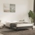 Estructura de cama sin colchón terciopelo gris oscuro