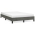 Estructura de cama sin colchón terciopelo gris oscuro
