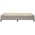 Estructura de cama sin colchón terciopelo gris claro 120x190
