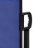 Toldo lateral retráctil azul 160x500