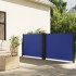 Toldo lateral retráctil azul 140x1000