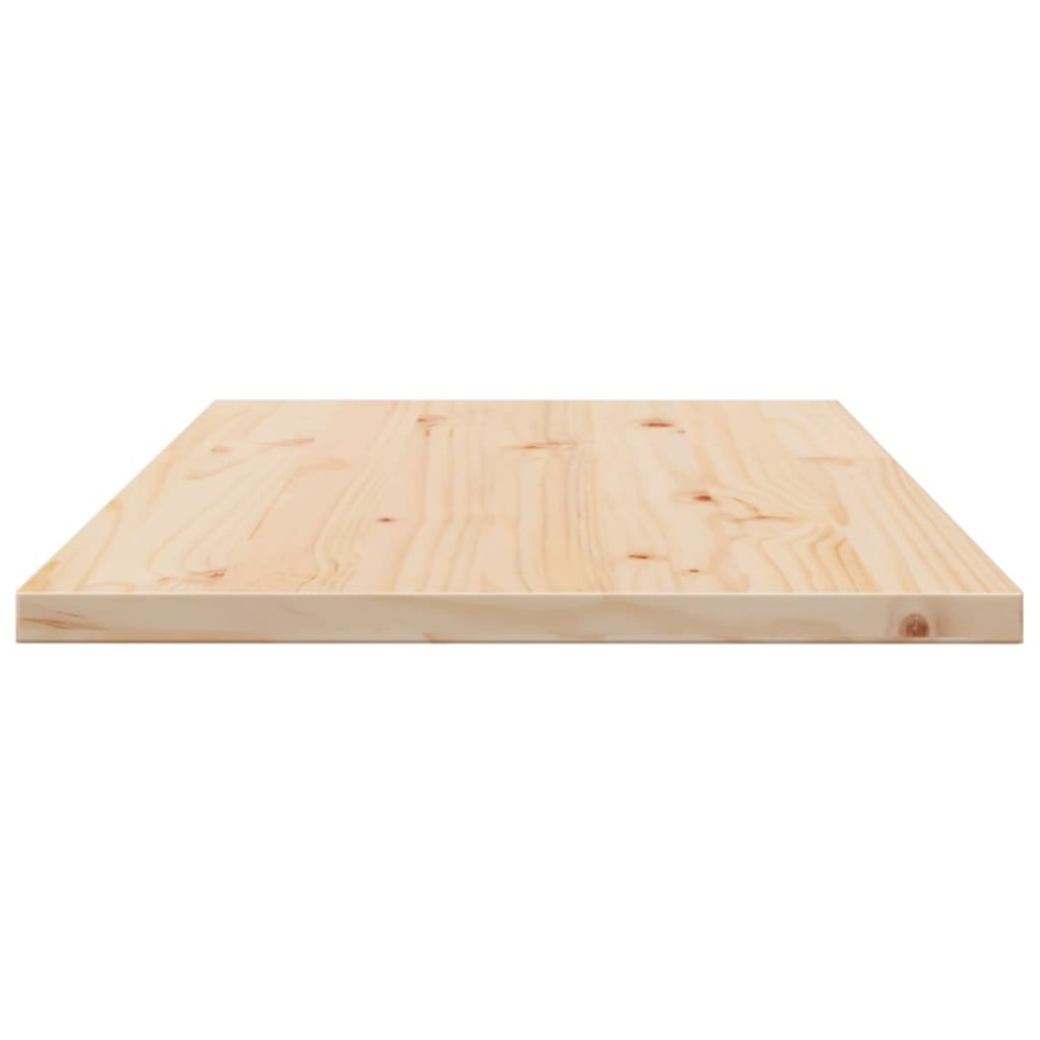 Tablero de mesa rectangular 4 uds madera de pino 100x50x2,5
