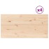 Tablero de mesa rectangular 4 uds madera de pino 100x50x1,7