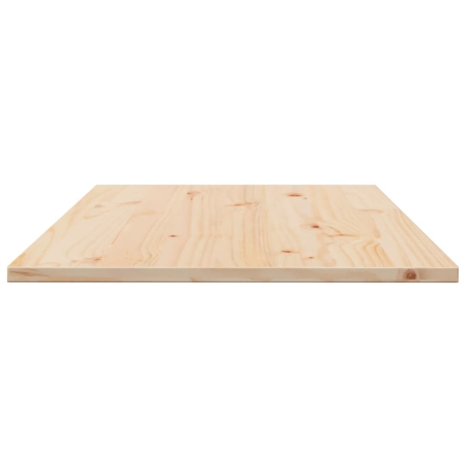 Tablero de mesa rectangular 4 uds madera de pino 100x50x1,7