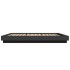 Estructura cama con luces LED madera ingeniería negro