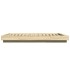 Estructura cama con luces LED madera roble Sonoma 120x190