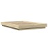 Estructura cama con luces LED madera roble Sonoma 140x200