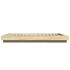 Estructura cama con luces LED madera roble Sonoma 140x200