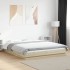Estructura cama con luces LED madera roble Sonoma 150x200