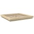 Estructura de cama madera de ingeniería roble Sonoma 200x200