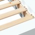 Estructura de cama madera de ingeniería blanca 140x200