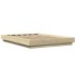 Estructura de cama madera de ingeniería roble Sonoma 140x190