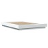 Estructura de cama madera de ingeniería blanca 120x200