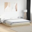 Estructura de cama madera de ingeniería roble Sonoma 160x200 cm