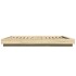 Estructura de cama madera de ingeniería roble Sonoma 160x200