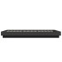 Estructura de cama madera de ingeniería negra 75x190