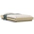 Estructura de cama madera de ingeniería roble Sonoma 90x200