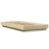 Estructura de cama madera de ingeniería roble Sonoma 90x200