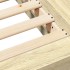 Estructura de cama madera de ingeniería roble Sonoma 90x200