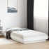 Estructura de cama madera de ingeniería blanca 90x200