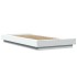 Estructura de cama madera de ingeniería blanca 90x200