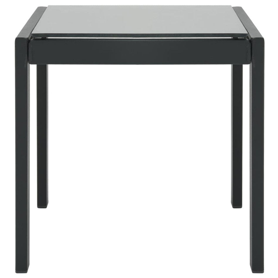 Tumbonas con mesa 2 unidades textilene y