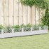 Jardinera con clavijas PP blanco 363,5x43,5x43,5