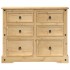 Cómoda cajonera Corona madera maciza de pino 110x43x91