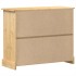 Cómoda cajonera Corona madera maciza de pino 110x43x91