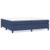 Cama sin colchón tela azul 200x200