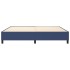 Cama sin colchón tela azul 200x200