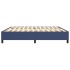 Cama sin colchón tela azul 200x200