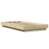 Estructura cama con luces LED madera roble Sonoma 90x190