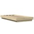 Estructura de cama con luces LED madera roble Sonoma 90x200
