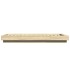 Estructura cama con luces LED madera roble Sonoma 75x190