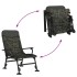 Silla de pesca con reposabrazos plegable