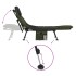 Tumbona de pesca con patas para barro ajustable plegable