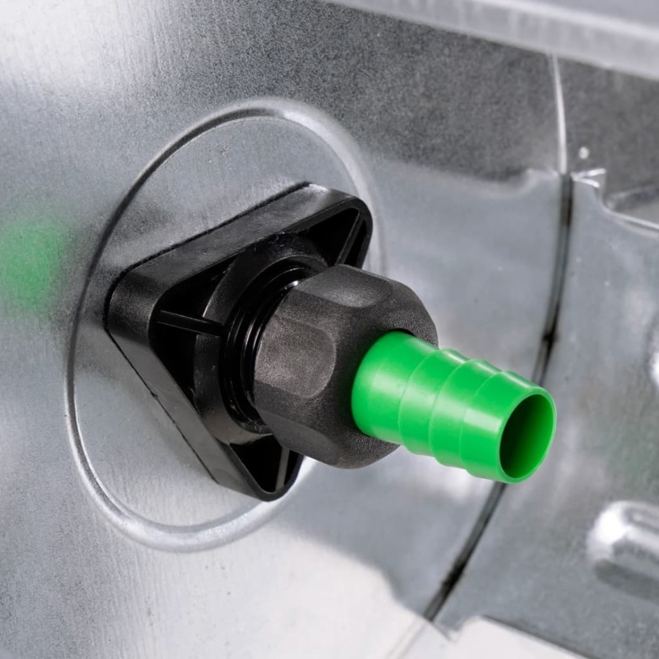 Carrito carrete para manguera de 80 m 3/4