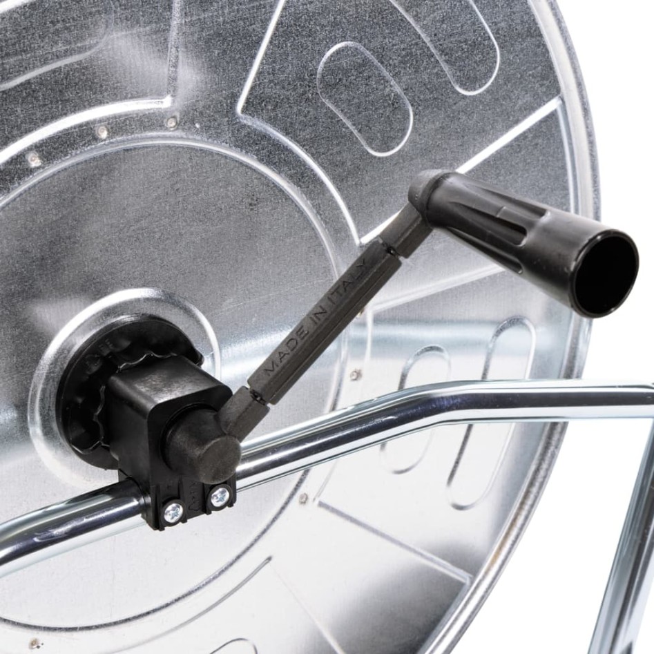 Carrito carrete para manguera de 80 m 3/4